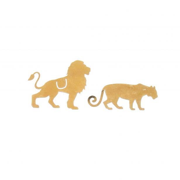 Marque-pages Lions - Doré | Design e regali originali