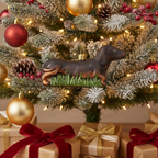 Boule de Noël Teckel Noir | Designproducten en originele cadeaus