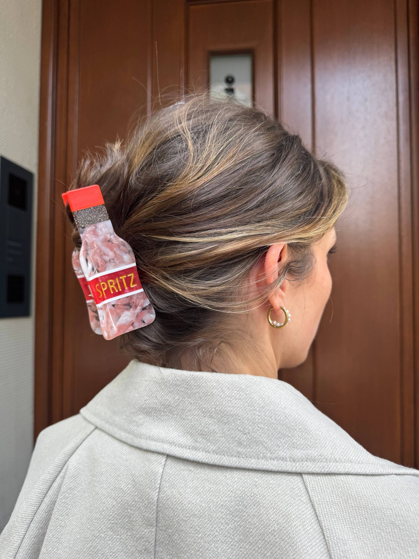 Haarspange Sprühflasche