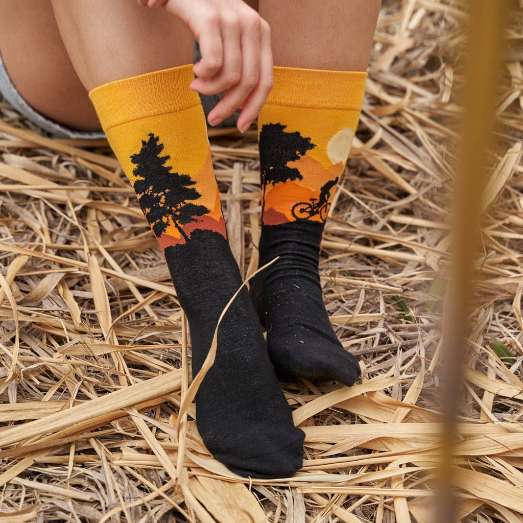 Fahrrad-MTB-Socken (verschiedene Muster)