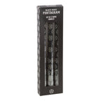 Ensemble de 3 bougies Pentagrammes “Black Magic”