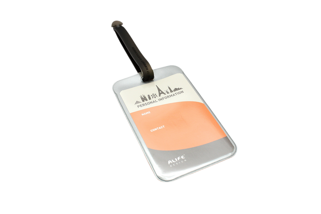 Etiquette de bagage rectangle – vue produit 15