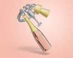 Oggetto regalo di design – porte cles champagne rose gold metalmorphose