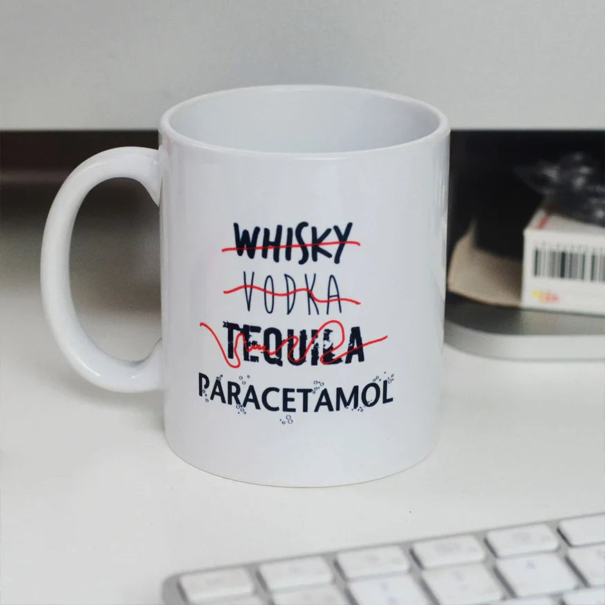 Oggetto regalo di design – mug paracetamol de carton et detoiles 