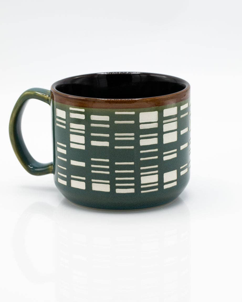 Oggetto regalo di design – Mug Sculpté à la Main de pour Électrophorèse sur Gel (430 ml) – produit scientifique Cognitive Surplus EU, vue 2