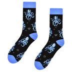 chaussettes poulpes bleus mrcol