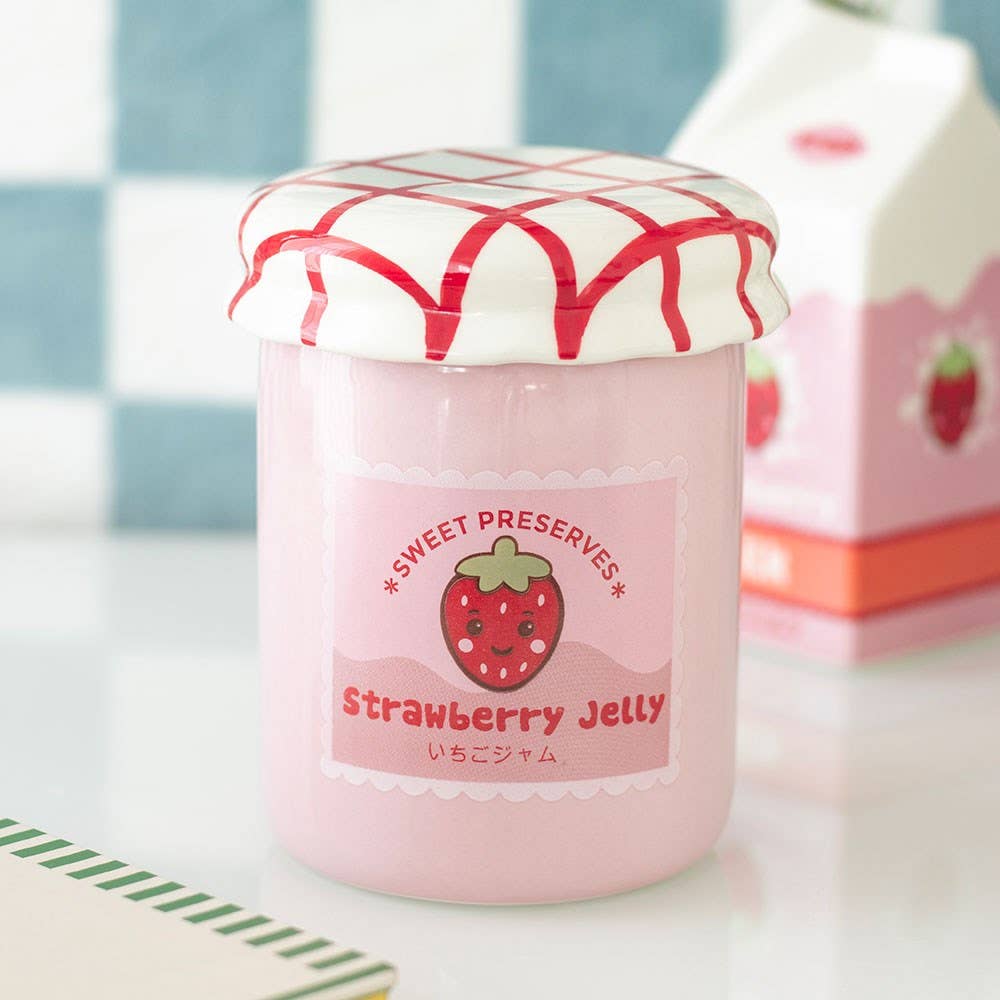 Strawberry Jam Jar Oil Burner and Wax Warmer