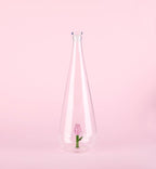 Botanische rosa Tulpenflasche 1l