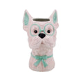 Vase - Vase à fleurs Chien - Rose/Menthe - 13,5x14,5x23cm | Objetos de diseño y regalos originales