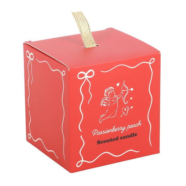 Bougie de la Saint-Valentin Passionberry Pêche Baiser de Chérubin