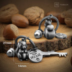 Oggetto regalo di design – porte cles ecureuil skippy fabach 