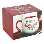 Mug rond gothique vampire « My Blood Type is Coffee » pour Halloween