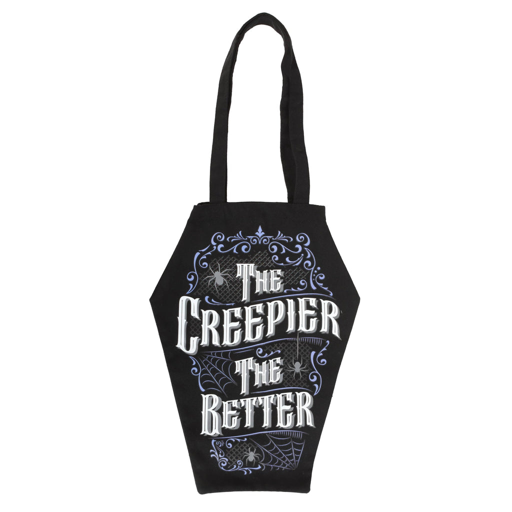 Sac cabas en forme de cercueil « The Creepier the Better »