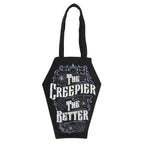 Sac cabas en forme de cercueil « The Creepier the Better »
