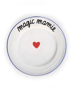 Assiette La Famille S’éclate - Magic Mamie | Objetos de diseño y regalos originales