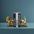 S/2 Serre-livres Teckel, Or 27,5 x 14 x 20 cm