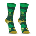 Sportsocken für Kinder mit Brokkoli-Motiv
