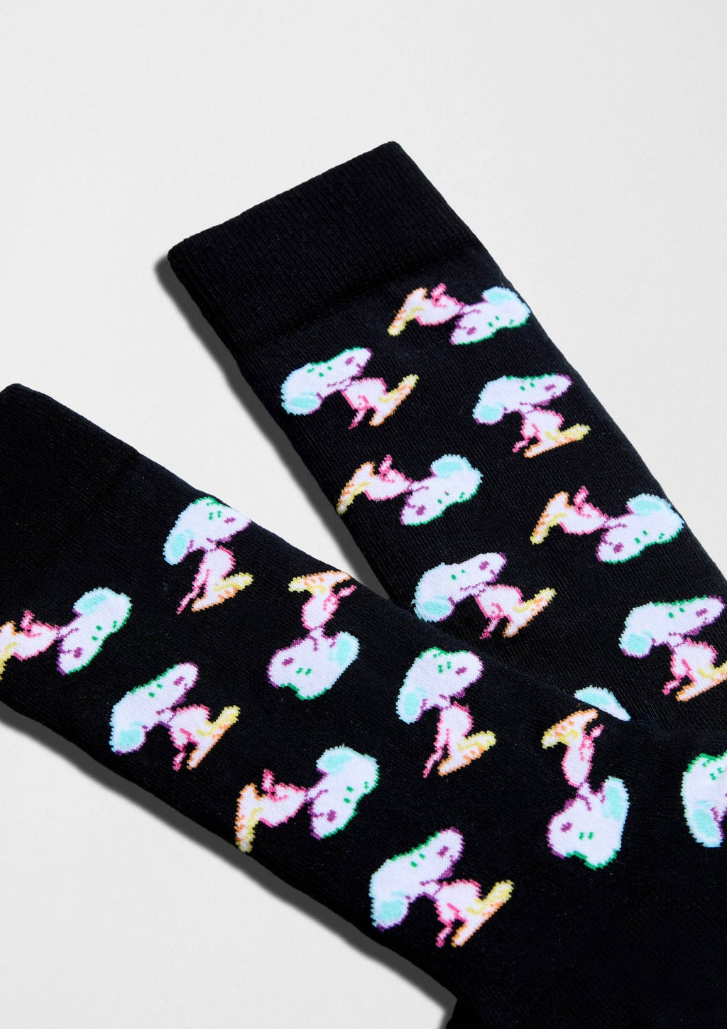 BeSnoopy Néon - Chaussettes coton biologique: Noir / 36/40