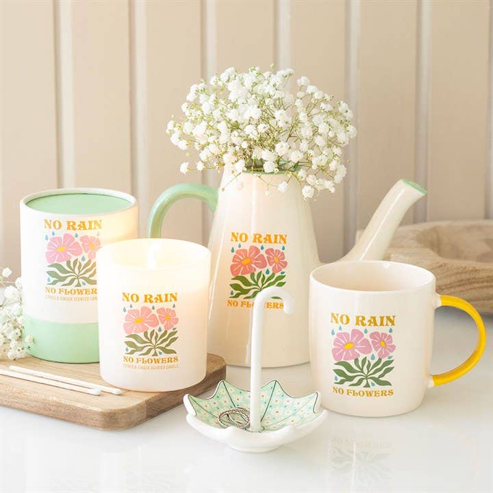 Mug "No Rain No Flower"