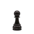 "Chess" spice mill, black high-gloss lacquered beechwood pawn