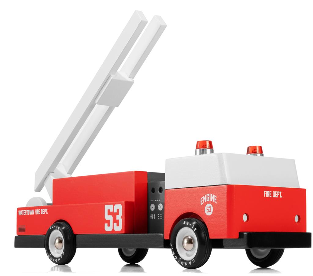 Candycar World Holzauto - Feuerwehrfahrzeug