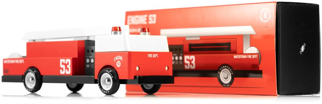 Candycar World Holzauto - Feuerwehrfahrzeug