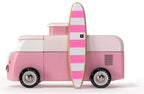 Holzauto Candycar World - Rosa Strandbus