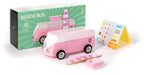 Holzauto Candycar World - Rosa Strandbus