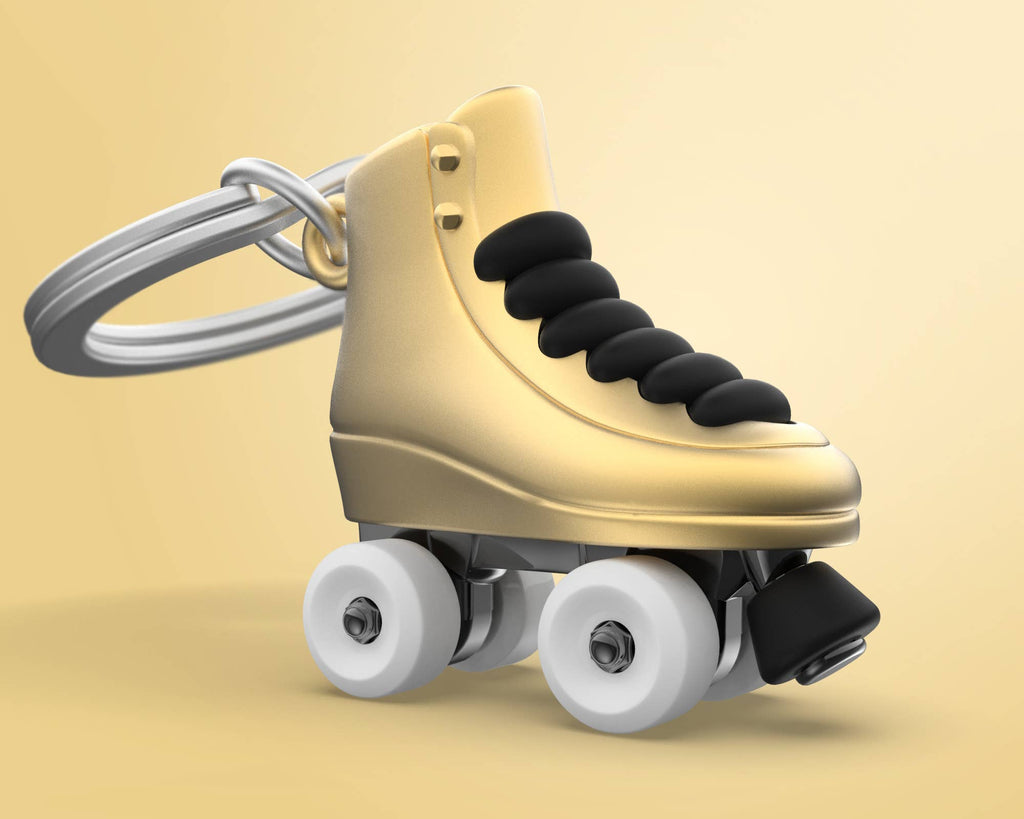 Rollschuh-Schlüsselanhänger