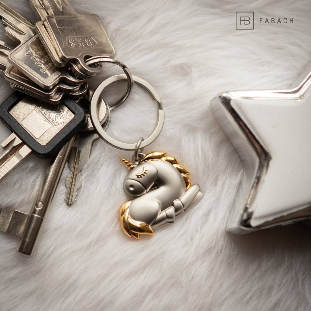 Oggetto regalo di design – porte cles licorne sleepy fabach 