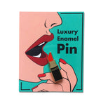 Regalo de diseño – pins rouge a levres 