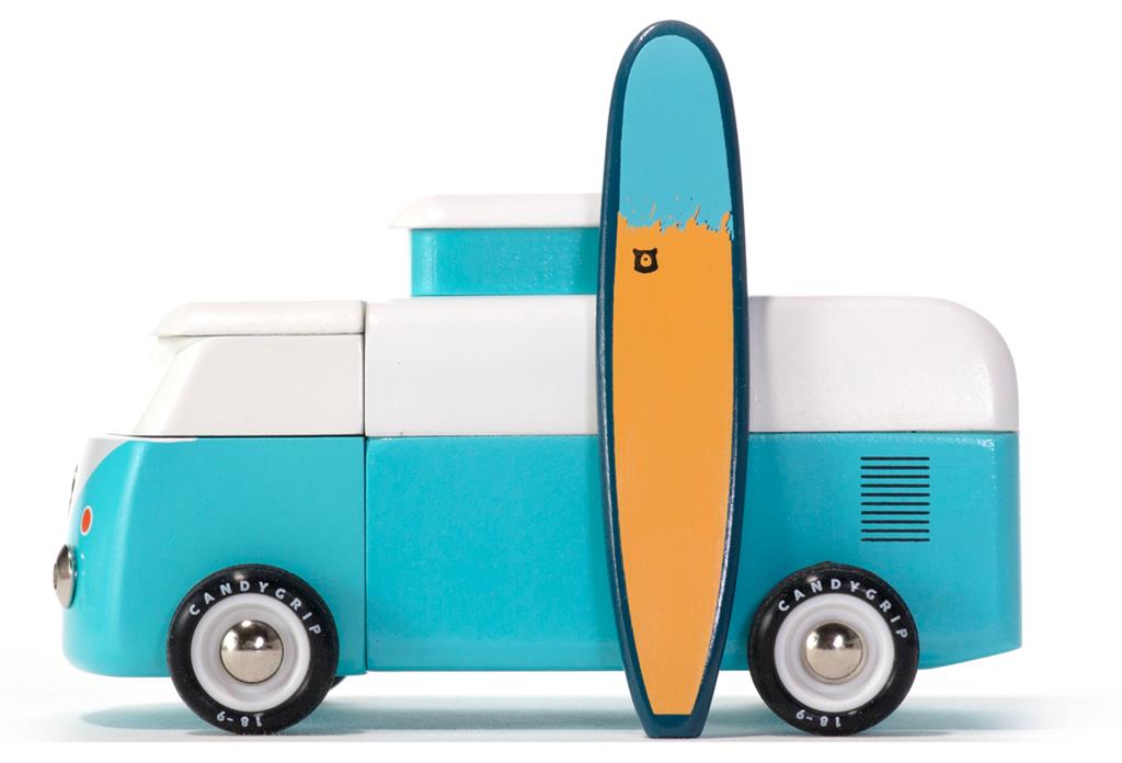 Voiture en Bois Candycar World - Van de Plage Océan