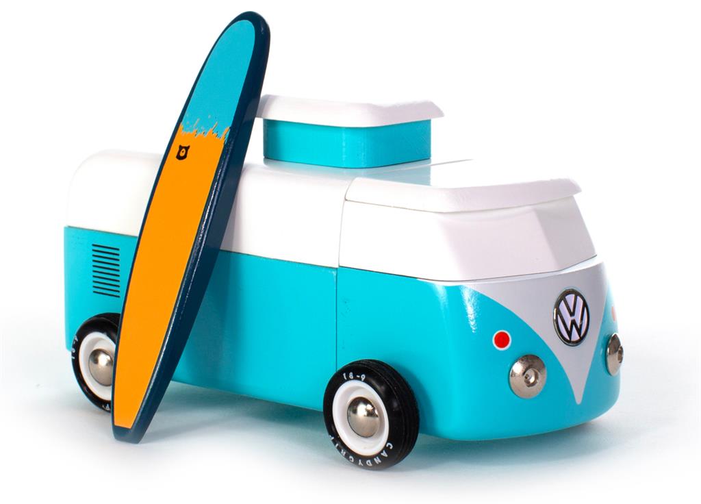 Voiture en Bois Candycar World - Van de Plage Océan