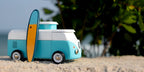 Voiture en Bois Candycar World - Van de Plage Océan
