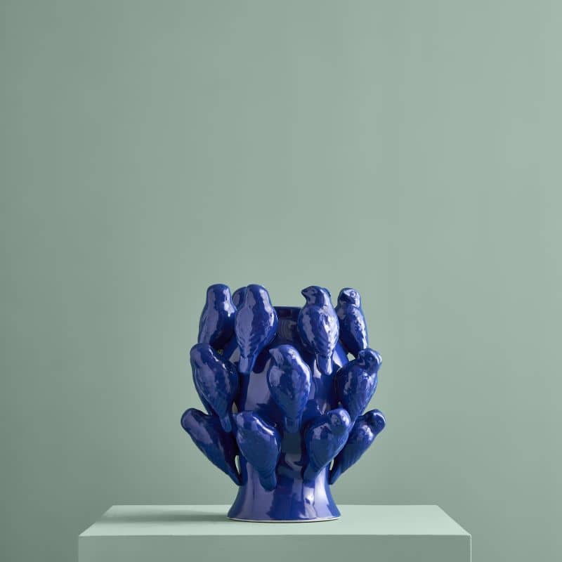 Vase M. Oisillon kobaltblau