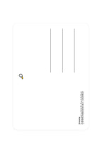 Carte postale bleu sarcelle | Designproducten en originele cadeaus