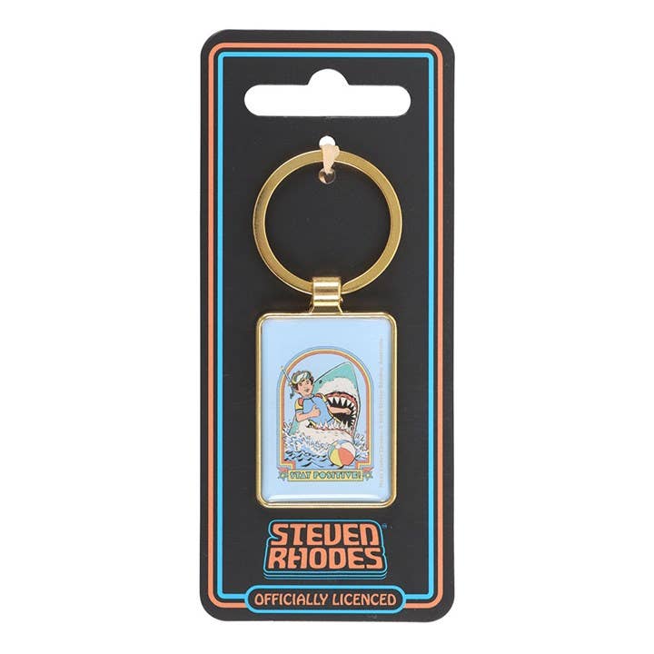 Porte-clés Restez Positif par Steven Rhodes | Design e regali originali