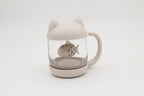 Tasse à thé Chat avec infuseur Poisson | Design e regali originali