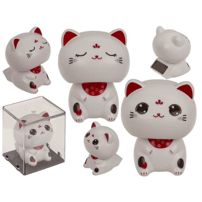 Chat Chanceux solaire Kawai