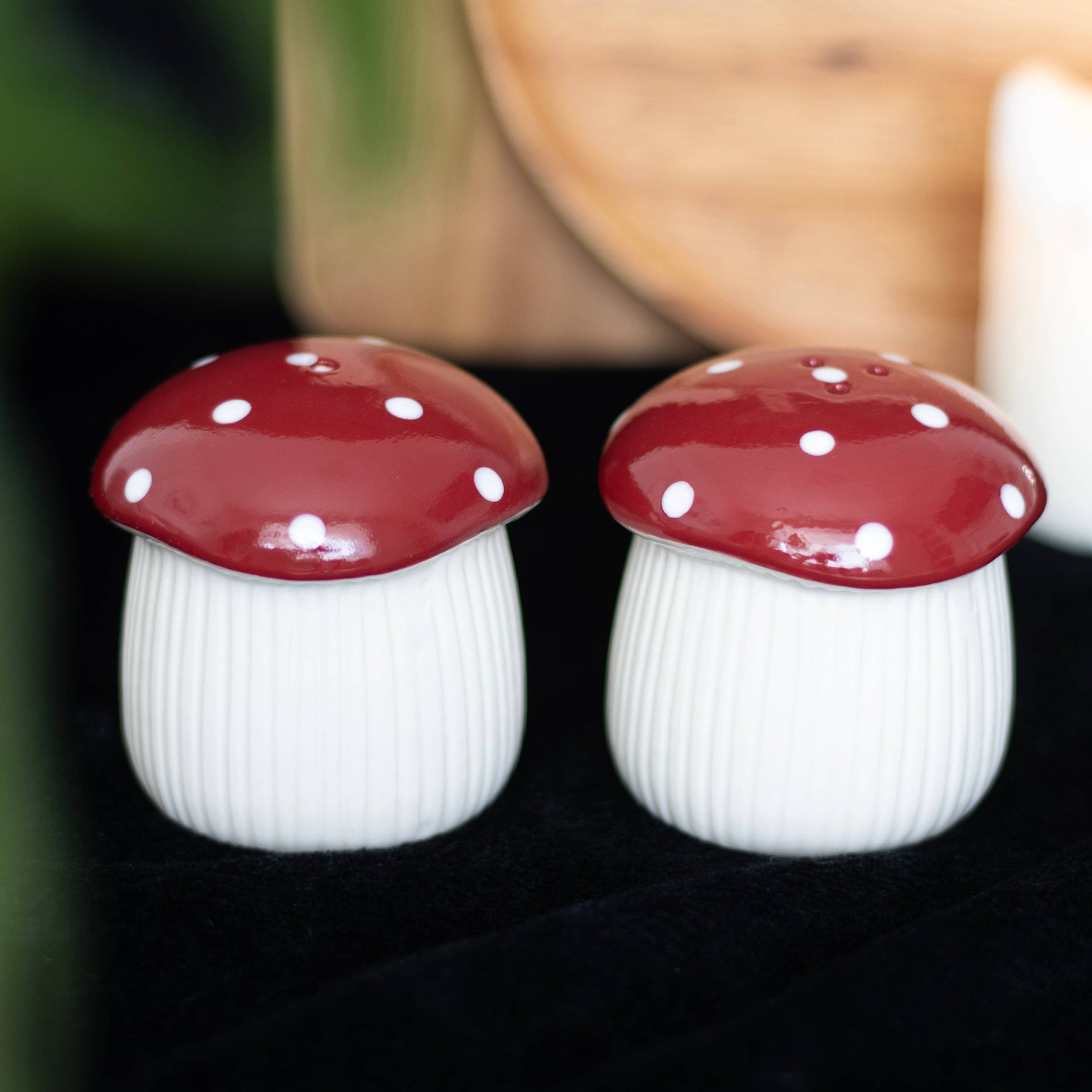Salière et poivrière aux champignons | Design e regali originali
