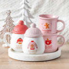 Tasse de Noël Pain d’épices Rose | Design e regali originali