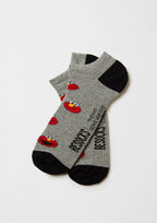 Chaussettes courtes BeSesameStreet Elmo | Objetos de diseño y regalos originales