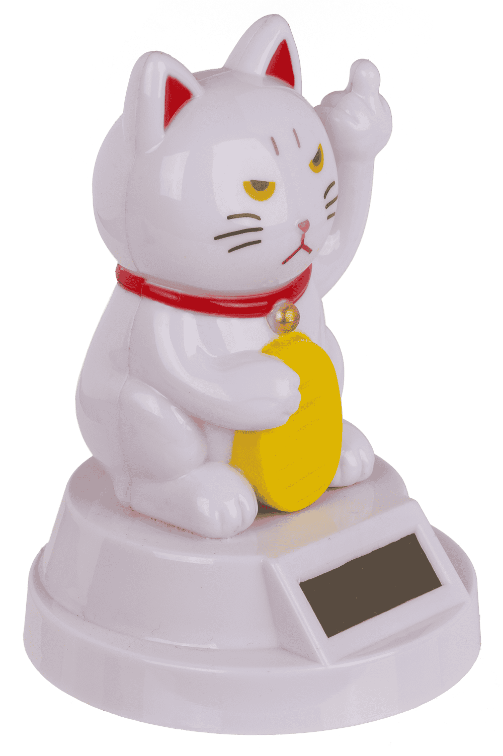 Chat porte-bonheur – Angry chat, avec solaire cellule, 8 cm – vue 5