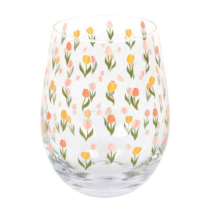 Tulip stemless glass