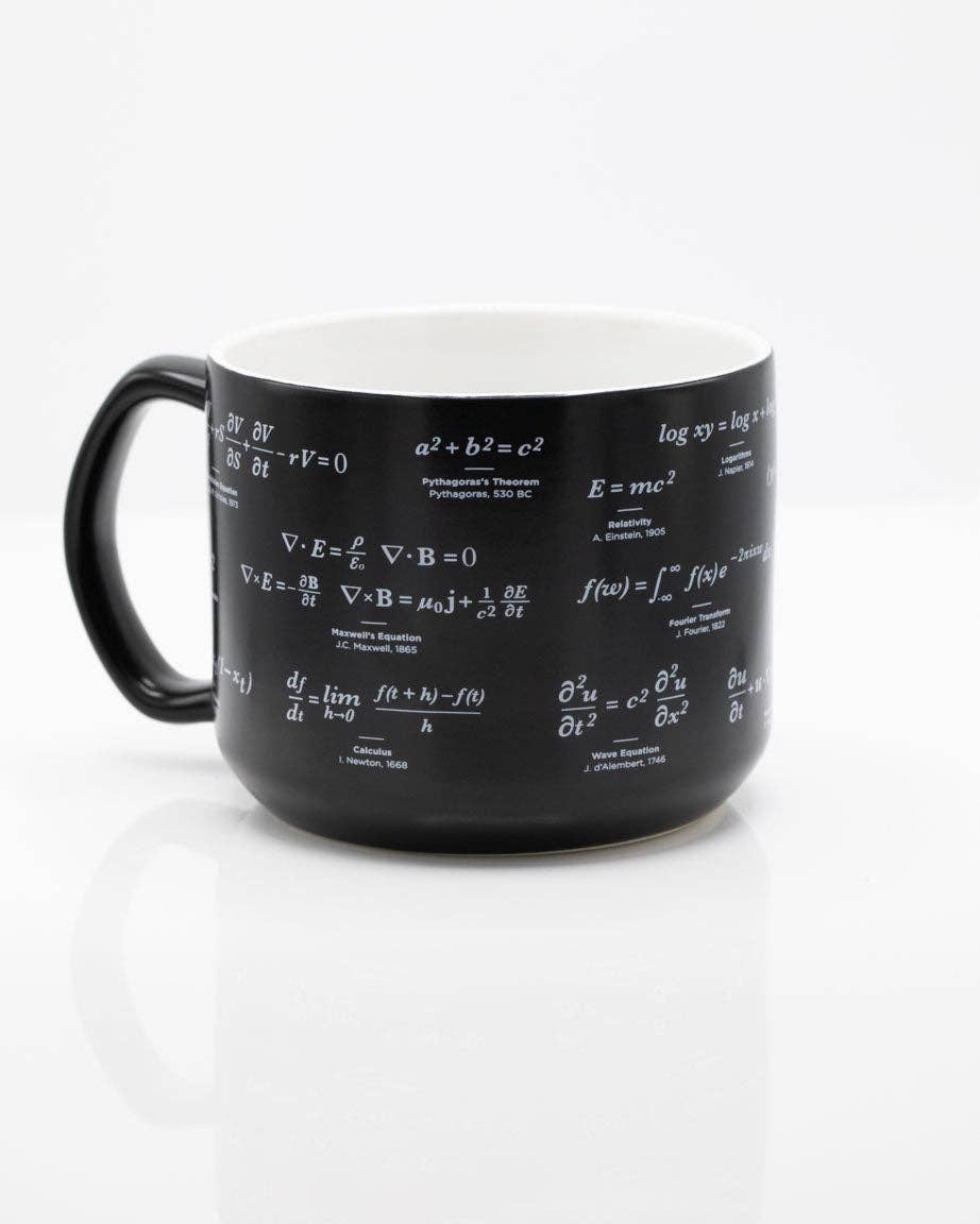 Oggetto regalo di design – Mug "Équations Qui Ont Changé le Monde" – produit scientifique Cognitive Surplus EU, vue 2