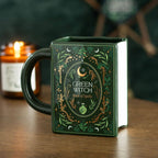 Mug en forme de livre Sorcière Verte « Livre de sorts »