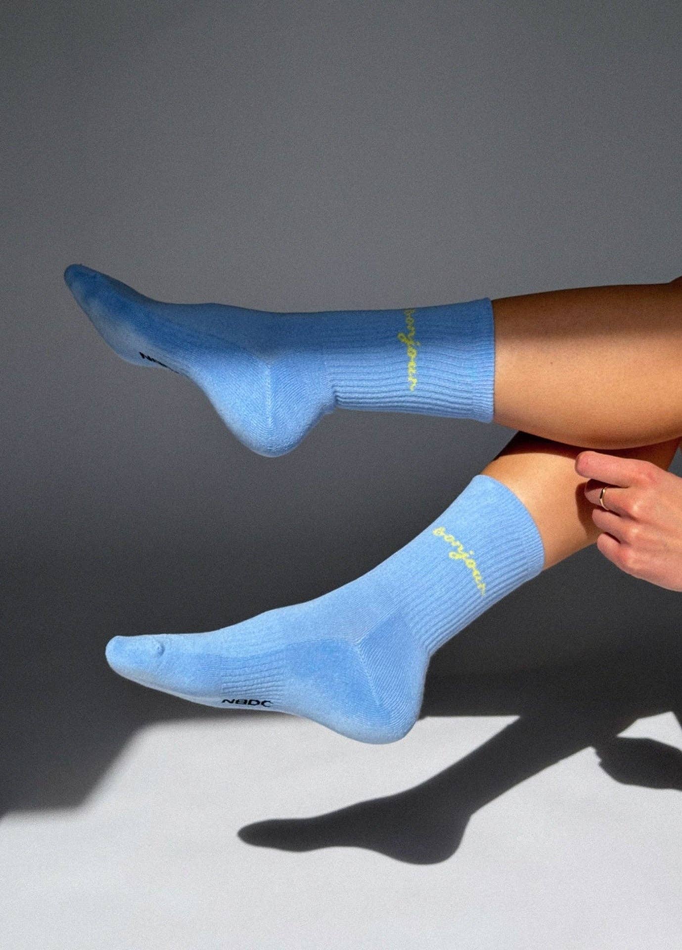 Chaussettes « Bonjour »