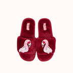 Paire de broches pour Chaussons - Flamant rose
