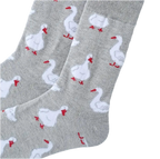 chaussettes grises canards blancs