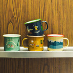 Tasse en émail “Bike Adventure” | Design e regali originali